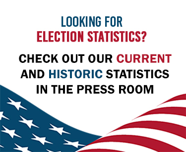 Election Data and Statistics available in our press room.